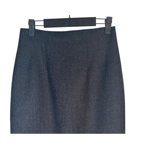 2/$30 Zara Small Black Charcoal Pencil Skirt Polyester Blend - Picture 4 of 12